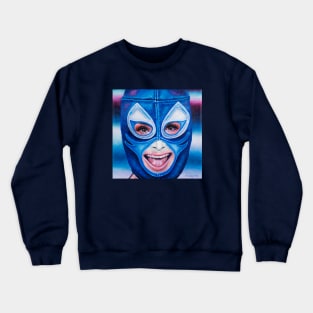 Dylan: Wrestling Mask Portrait Crewneck Sweatshirt